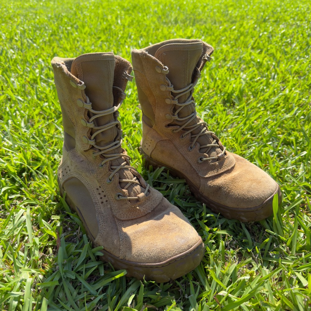 Rocky S2V Special Ops Tactical Boots Coyote Brown Mens 8 Wide RKC050 Vibram USA